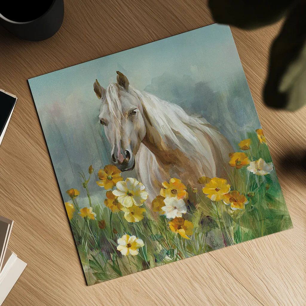 Farm and Field II Crop by Danhui Nai. Shown as a detailed flat fine art print, highlighting archival giclee quality. Available as an archival giclee rolled canvas, fine art paper, or poster print. SKU 32591a.