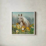 Farm and Field II Crop by Danhui Nai. Shown in a crisp white glass frame for a clean and minimalist style. Available as an archival giclee rolled canvas, fine art paper, or poster print. SKU 32591a.