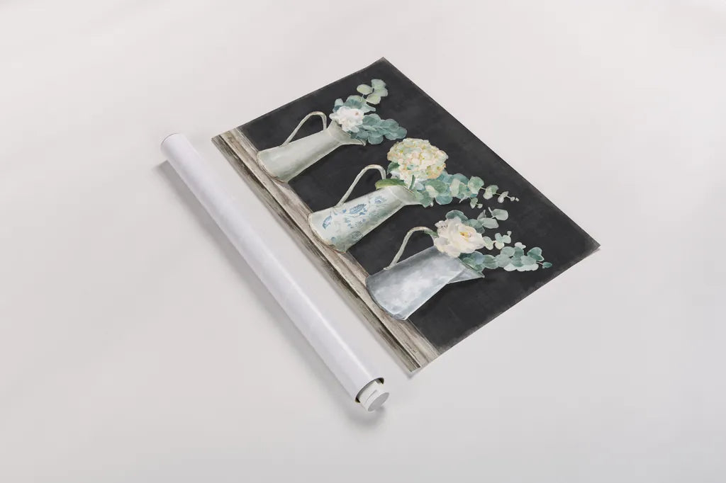 Farmhouse Bouquets by Danhui Nai. shown as a rolled paper print. Available as archival giclee rolled canvas, fine art paper, or poster print. SKU 70519i.