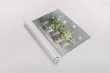 Farmhouse Geraniums Crop by Danhui Nai. shown as a rolled paper print. Available as archival giclee rolled canvas, fine art paper, or poster print. SKU 62234i.