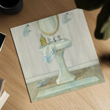 Farmhouse Sink by Danhui Nai. Shown as a detailed flat fine art print, highlighting archival giclee quality. Available as an archival giclee rolled canvas, fine art paper, or poster print. SKU 66676a.