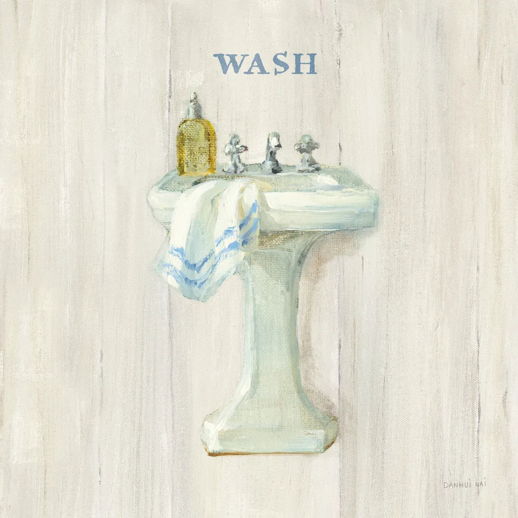 Farmhouse Sink Wash by Danhui Nai. SKU 66678a. Archival Giclee Fine art print for wall decor.