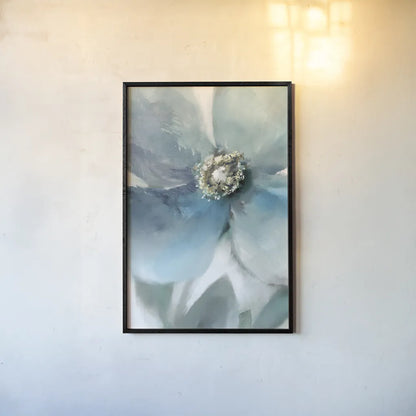 Feeling Blue II by Danhui Nai. shown as a paper print in a black flame. Available as a archival giclee rolled canvas, fine art paper, or poster print. SKU 94184h.