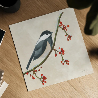 Festive Friends II by Danhui Nai. Shown as a detailed flat fine art print, highlighting archival giclee quality. Available as an archival giclee rolled canvas, fine art paper, or poster print. SKU 87749a.