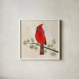 Festive Friends III by Danhui Nai. Shown in a crisp white glass frame for a clean and minimalist style. Available as an archival giclee rolled canvas, fine art paper, or poster print. SKU 87750a.