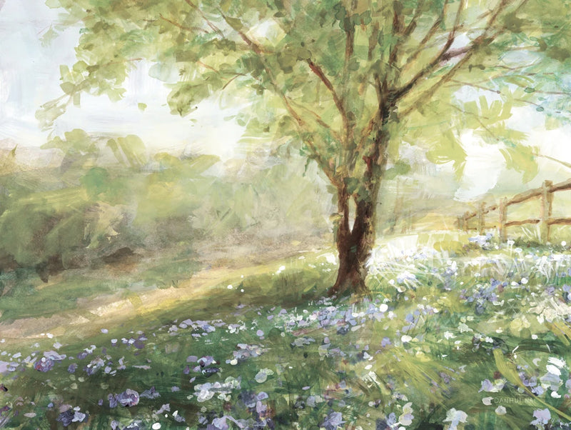 Field of Bluebells Neutral by Danhui Nai