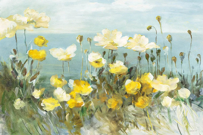 Field of Poppies Bright Crop by Danhui Nai. SKU 24643i. Archival Giclee Fine art print for wall decor.