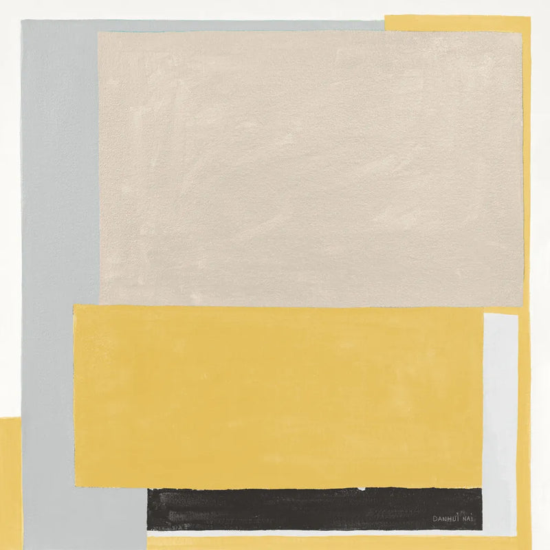 Finding My Way II Yellow by Danhui Nai. SKU 88107a. Archival Giclee Fine art print for wall decor.