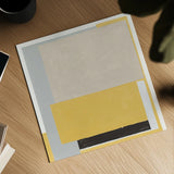 Finding My Way II Yellow by Danhui Nai. Shown as a detailed flat fine art print, highlighting archival giclee quality. Available as an archival giclee rolled canvas, fine art paper, or poster print. SKU 88107a.