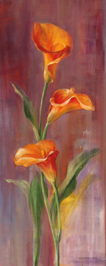 Flame Calla Lilies I by Danhui Nai