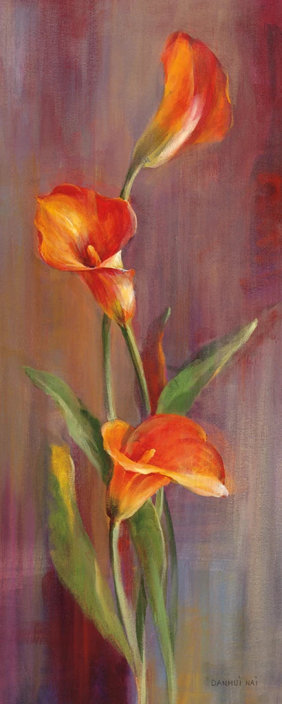 Flame Calla Lilies II by Danhui Nai
