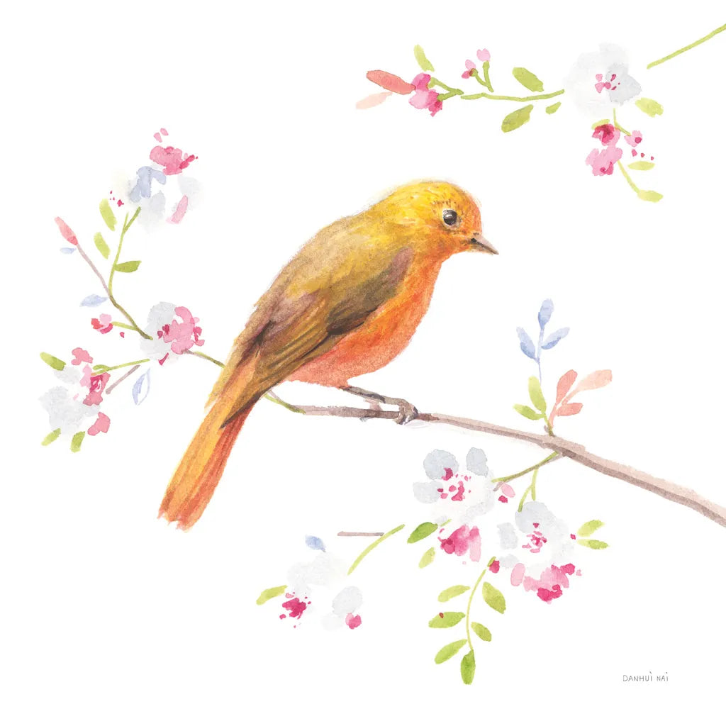 Flight Friends III by Danhui Nai. SKU 68008a. Archival Giclee Fine art print for wall decor.