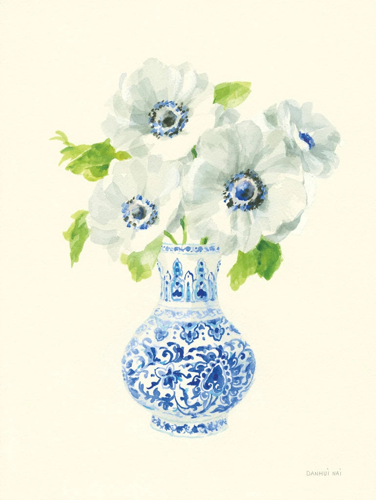 Floral Chinoiserie I by Danhui Nai