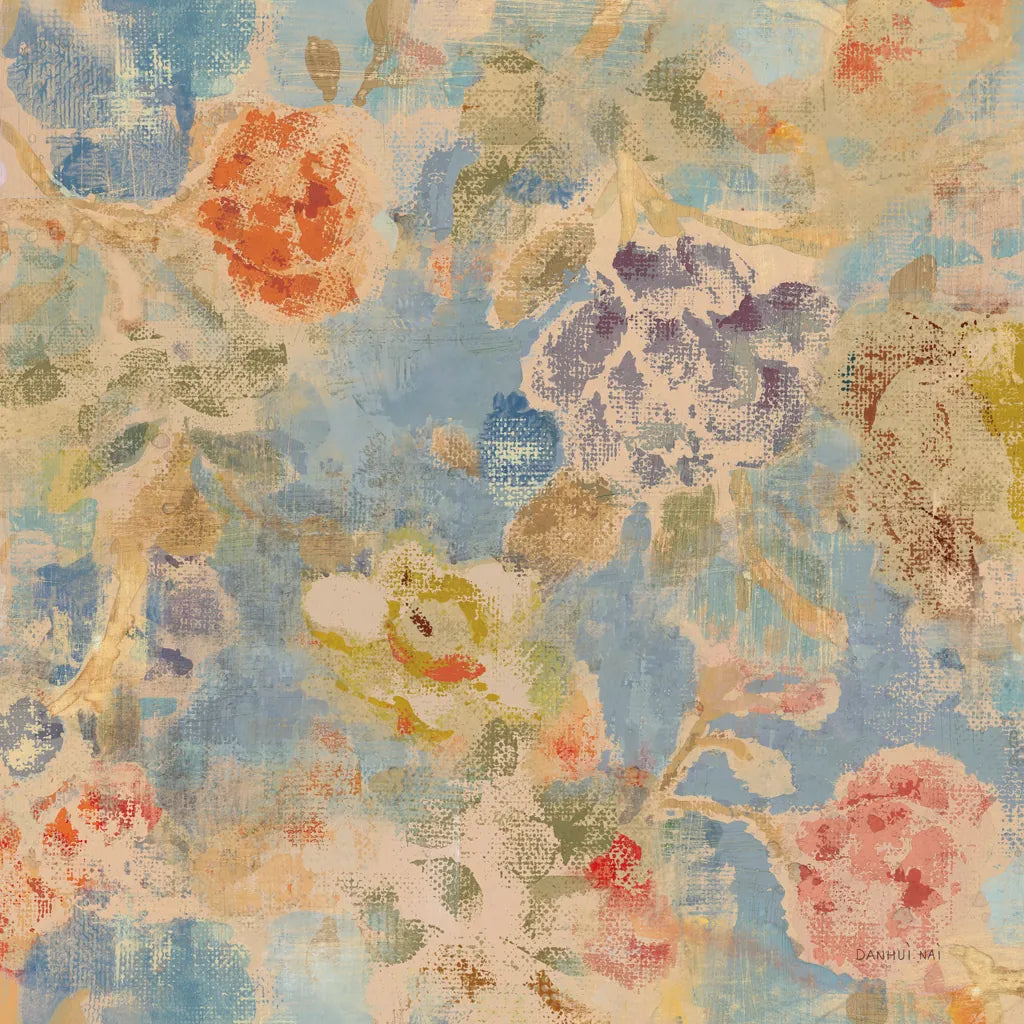 Floral Memory II by Danhui Nai. SKU 95124a. Archival Giclee Fine art print for wall decor.