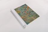 Floral Paisley by Danhui Nai. shown as a rolled paper print. Available as archival giclee rolled canvas, fine art paper, or poster print. SKU 64838i.