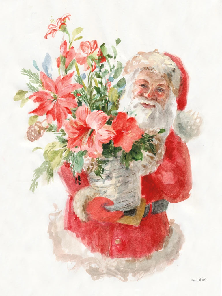 Floral Santa by Danhui Nai