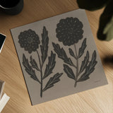 Floral Simplicity II by Danhui Nai. Shown as a detailed flat fine art print, highlighting archival giclee quality. Available as an archival giclee rolled canvas, fine art paper, or poster print. SKU 81737a.