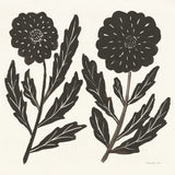 Floral Simplicity II Cream by Danhui Nai. SKU 81930a. Archival Giclee Fine art print for wall decor.