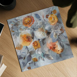 Floral Uplift by Danhui Nai. Shown as a detailed flat fine art print, highlighting archival giclee quality. Available as an archival giclee rolled canvas, fine art paper, or poster print. SKU 66241a.
