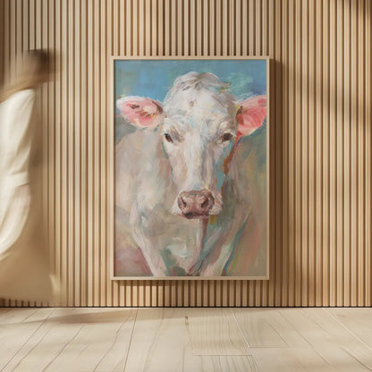 Flossie by Danhui Nai. shown as over sized large wall art. Available as an archival giclee rolled canvas, fine art paper, or poster print. SKU 73187h.