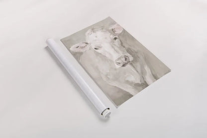 Flossie Neutral by Danhui Nai. shown as a rolled paper print. Available as archival giclee rolled canvas, fine art paper, or poster print. SKU 77817h.