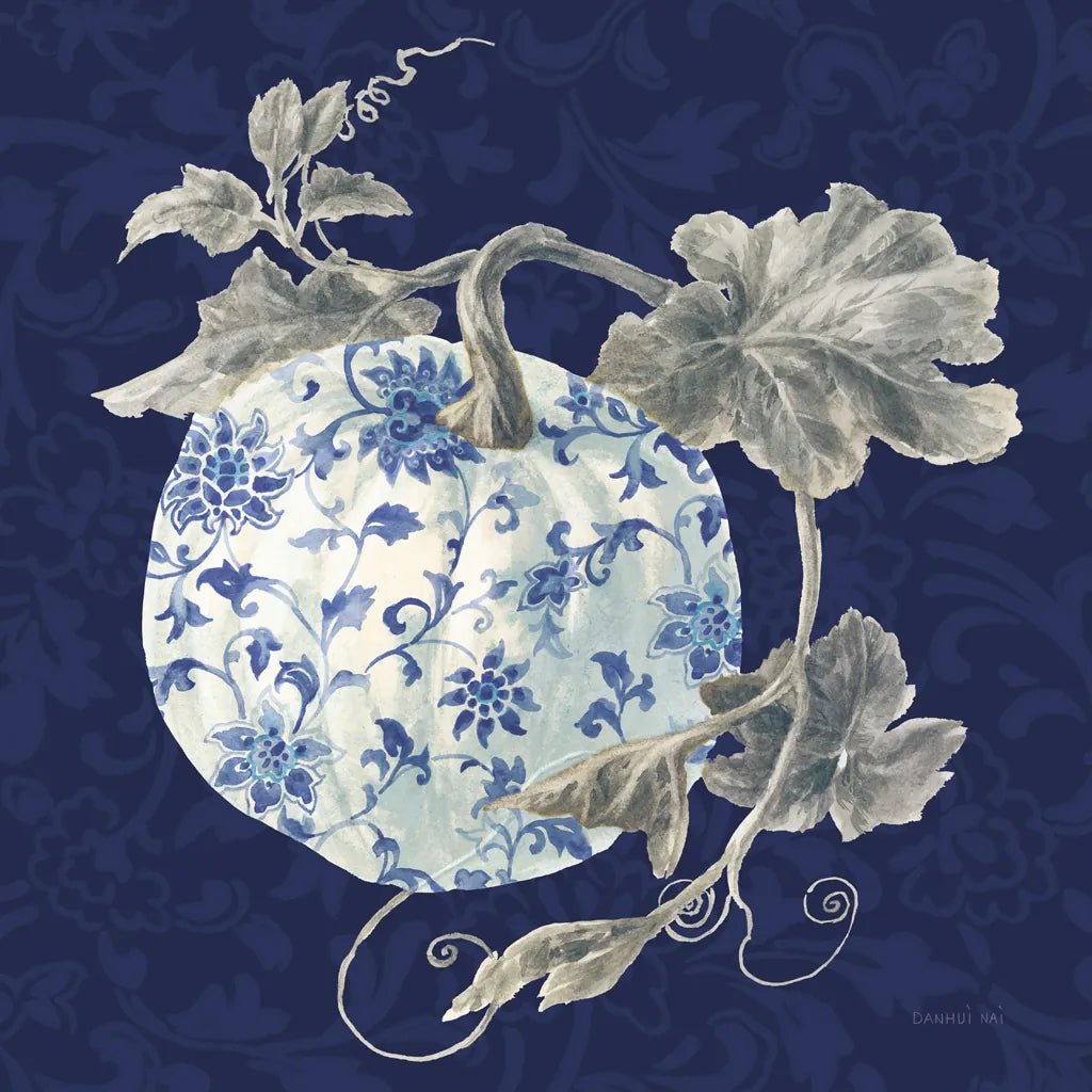 Floursack Autumn V Chinoiserie by Danhui Nai. SKU 82801a. Archival Giclee Fine art print for wall decor.