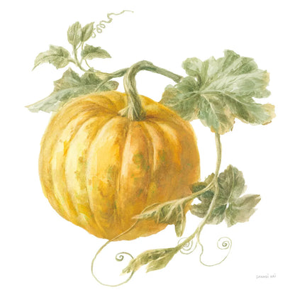 Floursack Autumn V on White by Danhui Nai. SKU 48780a. Archival Giclee Fine art print for wall decor.