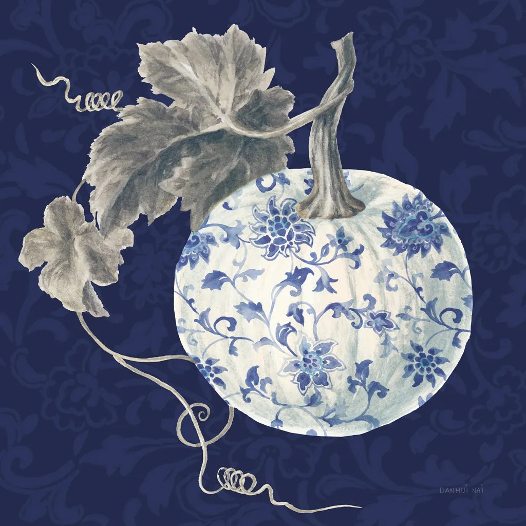Floursack Autumn VI Chinoiserie by Danhui Nai. SKU 82802a. Archival Giclee Fine art print for wall decor.