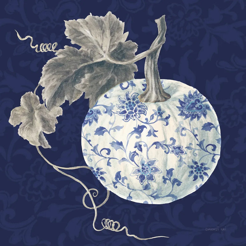 Floursack Autumn VI Chinoiserie by Danhui Nai. SKU 82802a. Archival Giclee Fine art print for wall decor.