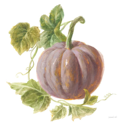 Floursack Autumn VII on White by Danhui Nai. SKU 48782a. Archival Giclee Fine art print for wall decor.