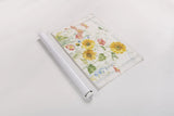 Floursack Florals I by Danhui Nai. shown as a rolled paper print. Available as archival giclee rolled canvas, fine art paper, or poster print. SKU 38753i.