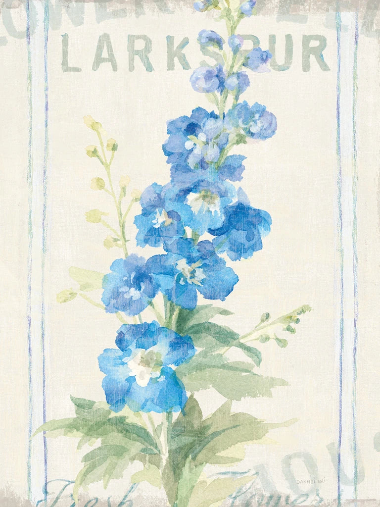 Floursack Florals VII Crop by Danhui Nai