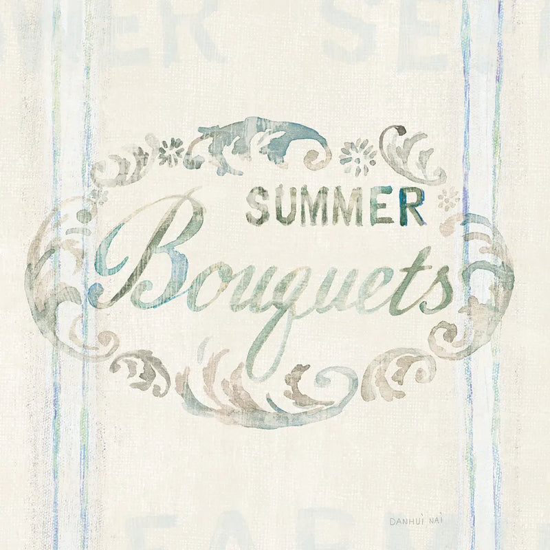 Floursack Florals X by Danhui Nai. SKU 38989a. Archival Giclee Fine art print for wall decor.