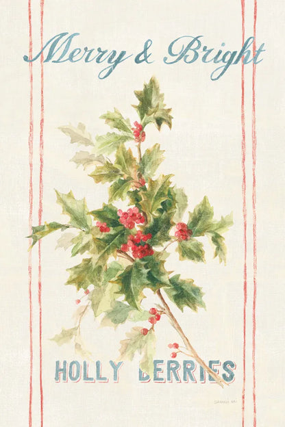 Floursack Holiday Bright I v2 by Danhui Nai. SKU 65056h. Archival Giclee Fine art print for wall decor.