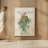 Floursack Holiday Bright IV v2 by Danhui Nai. shown as over sized large wall art. Available as an archival giclee rolled canvas, fine art paper, or poster print. SKU 65059h.