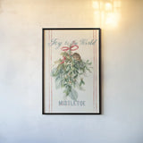 Floursack Holiday Bright IV v2 by Danhui Nai. shown as a paper print in a black flame. Available as a archival giclee rolled canvas, fine art paper, or poster print. SKU 65059h.