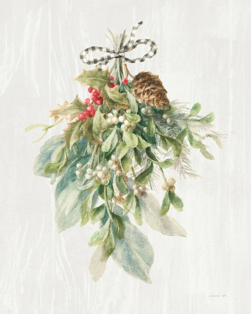 Floursack Holiday XII Plaid by Danhui Nai