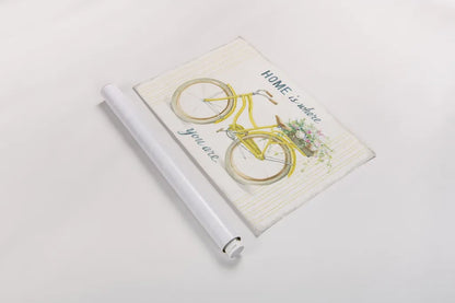 Floursack Home II by Danhui Nai. shown as a rolled paper print. Available as archival giclee rolled canvas, fine art paper, or poster print. SKU 56541i.