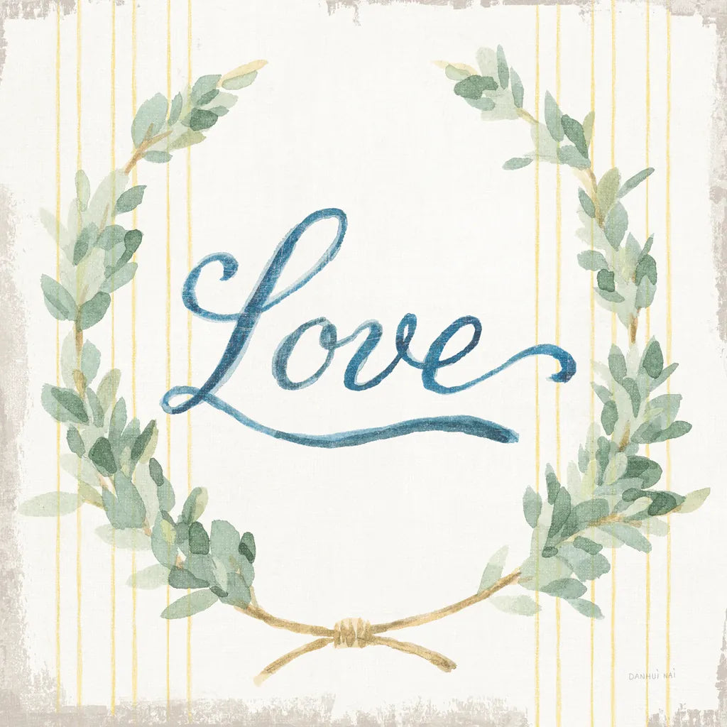 Floursack Home VIII by Danhui Nai. SKU 56547a. Archival Giclee Fine art print for wall decor.