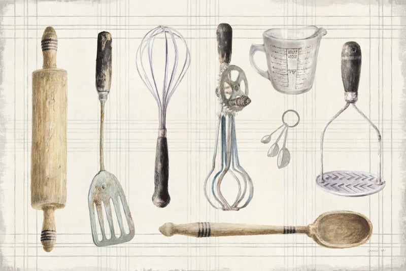 Floursack Kitchen IX Dark by Danhui Nai. SKU 69608i. Archival Giclee Fine art print for wall decor.