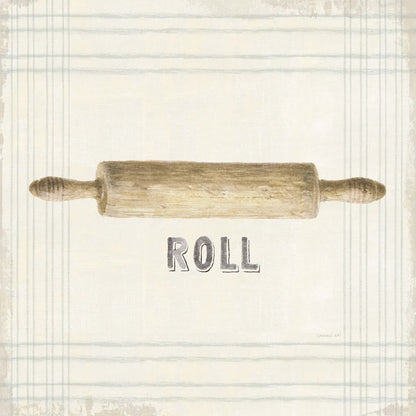 Floursack Kitchen Sign II Neutral Sq by Danhui Nai. SKU 53380a. Archival Giclee Fine art print for wall decor.