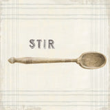 Floursack Kitchen Sign III Neutral Sq by Danhui Nai. SKU 53381a. Archival Giclee Fine art print for wall decor.