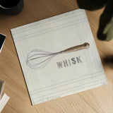Floursack Kitchen Sign IV Neutral Sq by Danhui Nai. Shown as a detailed flat fine art print, highlighting archival giclee quality. Available as an archival giclee rolled canvas, fine art paper, or poster print. SKU 53382a.