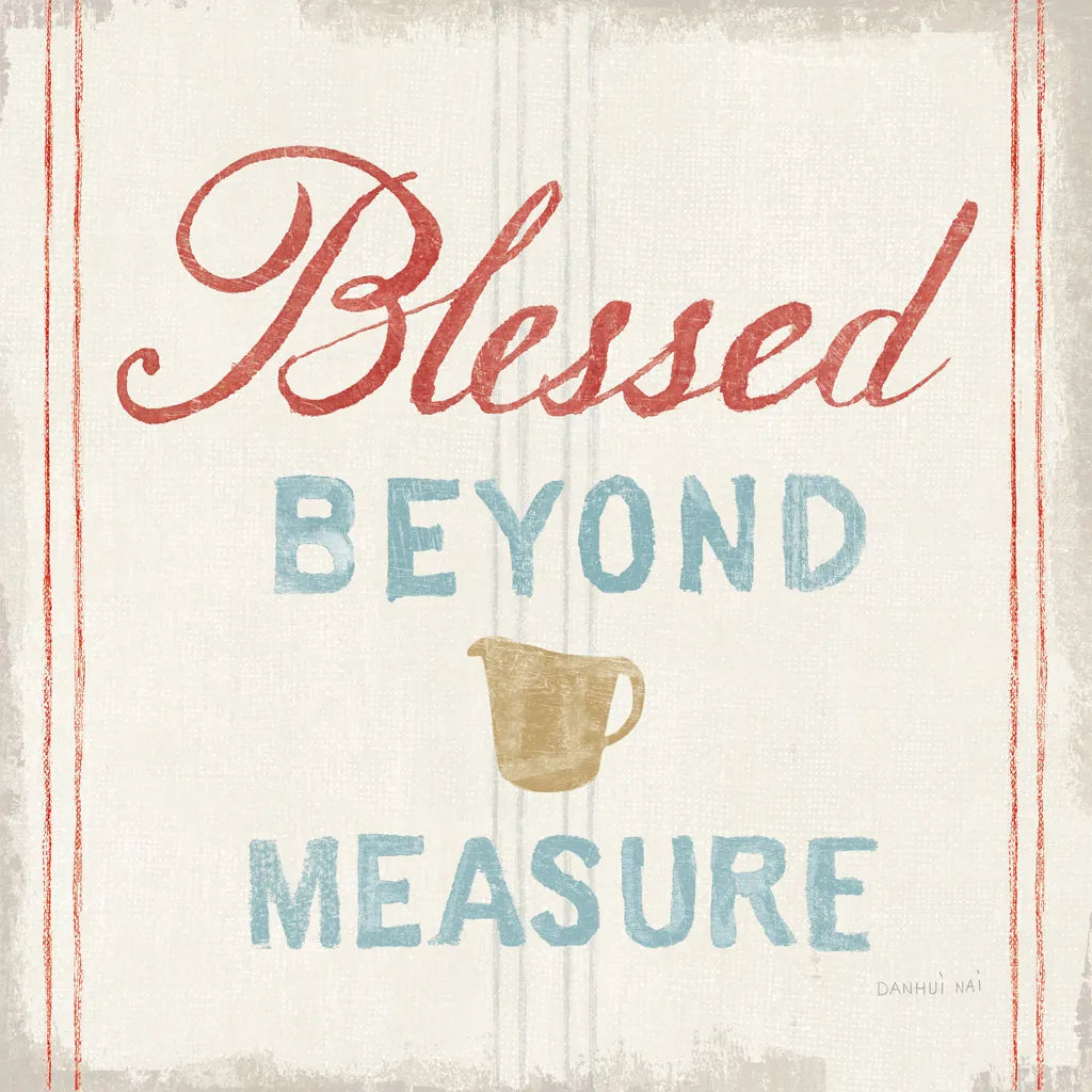 Floursack Kitchen VI Bold by Danhui Nai. SKU 53267a. Archival Giclee Fine art print for wall decor.