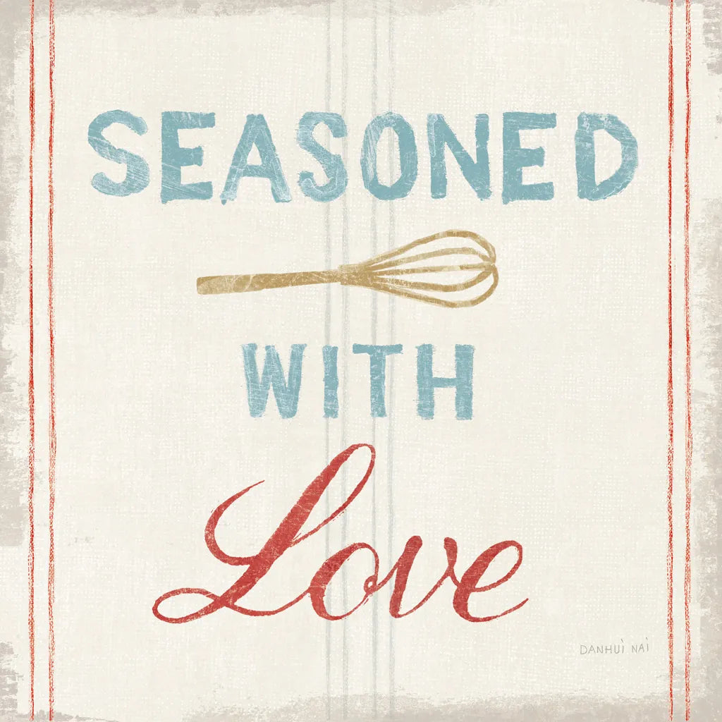 Floursack Kitchen VII Bold by Danhui Nai. SKU 53268a. Archival Giclee Fine art print for wall decor.