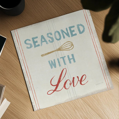 Floursack Kitchen VII Bold by Danhui Nai. Shown as a detailed flat fine art print, highlighting archival giclee quality. Available as an archival giclee rolled canvas, fine art paper, or poster print. SKU 53268a.