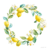 Floursack Lemon V on White by Danhui Nai. SKU 45791a. Archival Giclee Fine art print for wall decor.