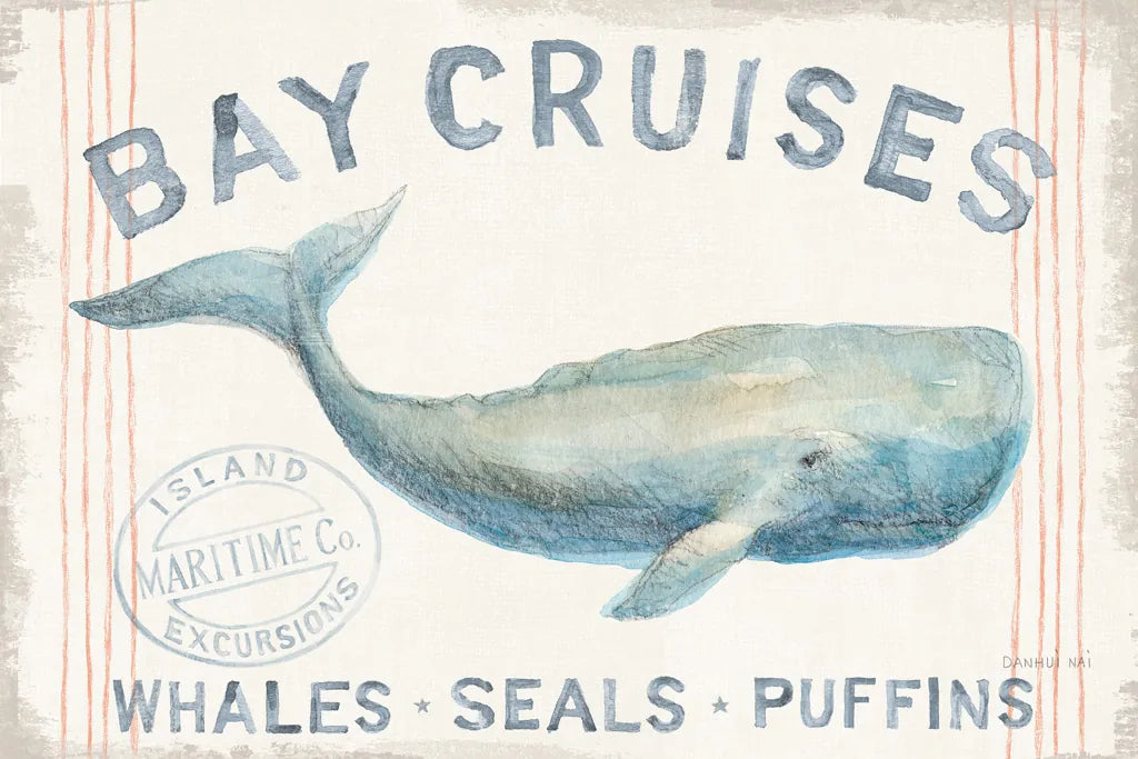 Floursack Nautical I by Danhui Nai. SKU 50938i. Archival Giclee Fine art print for wall decor.