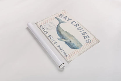 Floursack Nautical I by Danhui Nai. shown as a rolled paper print. Available as archival giclee rolled canvas, fine art paper, or poster print. SKU 50938i.