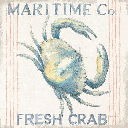 Floursack Nautical III Sq by Danhui Nai. SKU 60979a. Archival Giclee Fine art print for wall decor.